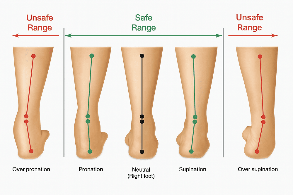 Comprendre la pronation et la supination pour choisir le bon amorti